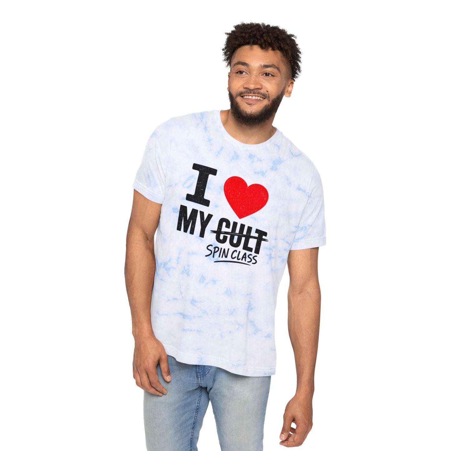 heart my cult tie dye